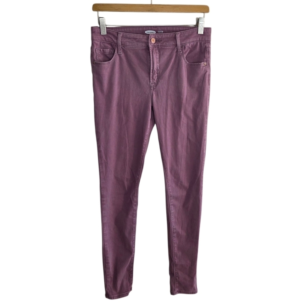 Old Navy Rockstar Super Skinny Purple Jeans Size 6